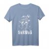 Totenkopf Filzhut Weißwurst Pirat Bayern Skull T-Shirt mit Servus - Lustiges Land- und Volksfest-Outfit für Herren und Kinder