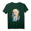 HapPanda Frozen Elsa Ice Swirl Portrait T-Shirt - Offiziell lizenziertes Disney Frozen Fanartikel