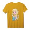 HapPanda Frozen Elsa Ice Swirl Portrait T-Shirt - Offiziell lizenziertes Disney Frozen Fanartikel