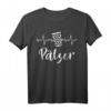Dubbeglas Herzschlag T-Shirt – Lustiges Pfälzer Weinschorle Geschenk für Weinliebhaber und Humorvolle