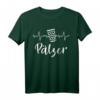 Dubbeglas Herzschlag T-Shirt – Lustiges Pfälzer Weinschorle Geschenk für Weinliebhaber und Humorvolle