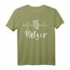 Dubbeglas Herzschlag T-Shirt – Lustiges Pfälzer Weinschorle Geschenk für Weinliebhaber und Humorvolle