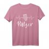 Dubbeglas Herzschlag T-Shirt – Lustiges Pfälzer Weinschorle Geschenk für Weinliebhaber und Humorvolle