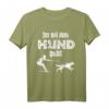 Der mit dem Hund geht T-Shirt für Hundebesitzer - Lustiges Geschenk für Gassi-Gänger & Hundehalter
