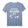 Der mit dem Hund geht T-Shirt für Hundebesitzer - Lustiges Geschenk für Gassi-Gänger & Hundehalter