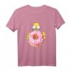 HapPanda Homer Can't Talk Eating Donut T-Shirt – Lustiges Simpsons Merchandise für Erwachsene und Kinder