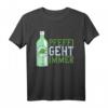Pfefferminzschnaps Party T-Shirt - Lustiges Design für Pfeffi-Liebhaber, Männertag & Volksfeste