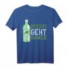 Pfefferminzschnaps Party T-Shirt - Lustiges Design für Pfeffi-Liebhaber, Männertag & Volksfeste
