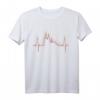 Köln Herzschlag Konfetti T-Shirt - Karnevals Fanartikel mit Skyline, Dom & Alaaf für Jecke und Kölner mit Herz