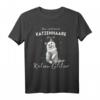 Katzen Glitzer Spruch Shirt für Katzenliebhaber - Lustiges, buntes Katzenmotiv T-Shirt für Katzenmama & Katzenpapa mit Spruch