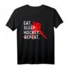 Eat Sleep Hockey Repeat Lustiges Eishockey T-Shirt – Perfektes Geburtstags- & Weihnachtsgeschenk für Spieler, Trainer & Fans
