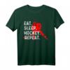 Eat Sleep Hockey Repeat Lustiges Eishockey T-Shirt – Perfektes Geburtstags- & Weihnachtsgeschenk für Spieler, Trainer & Fans