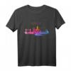 London Skyline Wasserfarbe T-Shirt – UK Souvenir Geschenk für England- und Großbritannien-Liebhaber