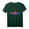 London Skyline Wasserfarbe T-Shirt – UK Souvenir Geschenk für England- und Großbritannien-Liebhaber