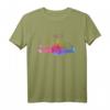 London Skyline Wasserfarbe T-Shirt – UK Souvenir Geschenk für England- und Großbritannien-Liebhaber