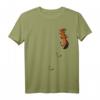 Kletterndes Eichhörnchen T-Shirt mit Spuren - Funky Waldbewohner Design, perfektes Geschenk für Tier- und Spurenliebhaber