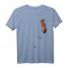Kletterndes Eichhörnchen T-Shirt mit Spuren - Funky Waldbewohner Design, perfektes Geschenk für Tier- und Spurenliebhaber