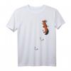 Kletterndes Eichhörnchen T-Shirt mit Spuren - Funky Waldbewohner Design, perfektes Geschenk für Tier- und Spurenliebhaber