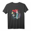 HapPanda The Little Mermaid Ariel und Flounder Sea T-Shirt – Offizielles Disney Merchandise für Männer, Frauen, Jungen und Mädchen