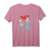HapPanda The Little Mermaid Ariel und Flounder Sea T-Shirt – Offizielles Disney Merchandise für Männer, Frauen, Jungen und Mädchen