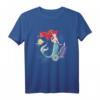 HapPanda The Little Mermaid Ariel und Flounder Sea T-Shirt – Offizielles Disney Merchandise für Männer, Frauen, Jungen und Mädchen