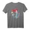 HapPanda The Little Mermaid Ariel und Flounder Sea T-Shirt – Offizielles Disney Merchandise für Männer, Frauen, Jungen und Mädchen