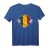 Super Rumänische Heritage Stolze Rumänien-Flagge T-Shirt – Perfektes Geschenk für Rumänien-Liebhaber, Einwanderer und Touristen