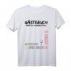 Lustiges 60. Geburtstag Gästebuch T-Shirt - Das perfekte Party-Accessoire mit Spruch für Geburtstagskinder und Gäste