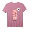 Schwein Nö Schweinchen Kinder T-Shirt - Lustiges Schweine Design für Landwirte, Schweinezüchter & Tierliebhaber als Geschenkidee
