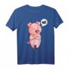 Schwein Nö Schweinchen Kinder T-Shirt - Lustiges Schweine Design für Landwirte, Schweinezüchter & Tierliebhaber als Geschenkidee