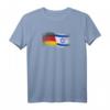 Israel Design für stolze Deutsch-Israeli - Flaggen T-Shirt, das deutsche und israelische Heimatliebe zeigt