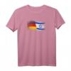 Israel Design für stolze Deutsch-Israeli - Flaggen T-Shirt, das deutsche und israelische Heimatliebe zeigt