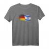 Israel Design für stolze Deutsch-Israeli - Flaggen T-Shirt, das deutsche und israelische Heimatliebe zeigt