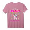 Ich bin die Braut JGA Junggesellinnenabschied Poltern T-Shirt – Lustiges Gruppenshirt für Hochzeitsvorbereitungen & Polterabend