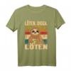 Löten Digga Löten Bier Faultier T-Shirt – Lustiges Biertrinker-Shirt für Männer, perfekt für Partys und Wochenendabenteuer