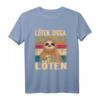 Löten Digga Löten Bier Faultier T-Shirt – Lustiges Biertrinker-Shirt für Männer, perfekt für Partys und Wochenendabenteuer