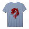 HapPanda T-Shirt mit Logo Horde gesättigt – Hochwertiges, langlebiges Druckshirt für Männer, Geschenkidee für den besonderen Tag