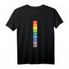 Berlin UBahn Linien Regenbogen Souvenir T-Shirt – Perfektes Geschenk für Touristen und Berliner ÖPNV-Fans