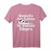 Genieße Das Leben In Vollen Zügen Bahn Zug Pendler Eisenbahn T-Shirt – Lustiges Geschenk für Lokführer, Schaffner & Pendler in U-Bahn, S-Bahn & Tram