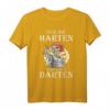 Nur die Harten gehen zum Darten - Witziges Dartspieler T-Shirt für Steel & E-Darts, ideales Geschenk für Dartkollegen & Profis