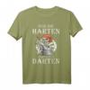 Nur die Harten gehen zum Darten - Witziges Dartspieler T-Shirt für Steel & E-Darts, ideales Geschenk für Dartkollegen & Profis