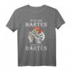 Nur die Harten gehen zum Darten - Witziges Dartspieler T-Shirt für Steel & E-Darts, ideales Geschenk für Dartkollegen & Profis