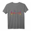 Berlin Skyline Herzschlag LGBT Regenbogen Pride Queer Liebe T-Shirt – Stolzes Berliner Pride Outfit & Souvenir für Fans & Besucher