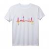 Berlin Skyline Herzschlag LGBT Regenbogen Pride Queer Liebe T-Shirt – Stolzes Berliner Pride Outfit & Souvenir für Fans & Besucher