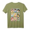 HapPanda Princess Class Of Ever After T-Shirt - Buntes Gruppen-Design, Offiziell Lizenzierte Geburtstagskleidung