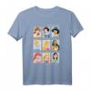 HapPanda Princess Class Of Ever After T-Shirt - Buntes Gruppen-Design, Offiziell Lizenzierte Geburtstagskleidung