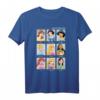 HapPanda Princess Class Of Ever After T-Shirt - Buntes Gruppen-Design, Offiziell Lizenzierte Geburtstagskleidung