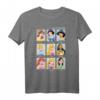HapPanda Princess Class Of Ever After T-Shirt - Buntes Gruppen-Design, Offiziell Lizenzierte Geburtstagskleidung