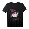 Ich bin nicht dick, sondern flauschig - Lustiges Einhorn T-Shirt für Frauen, perfekt als Geschenk zum Geburtstag oder Valentinstag