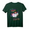 Ich bin nicht dick, sondern flauschig - Lustiges Einhorn T-Shirt für Frauen, perfekt als Geschenk zum Geburtstag oder Valentinstag